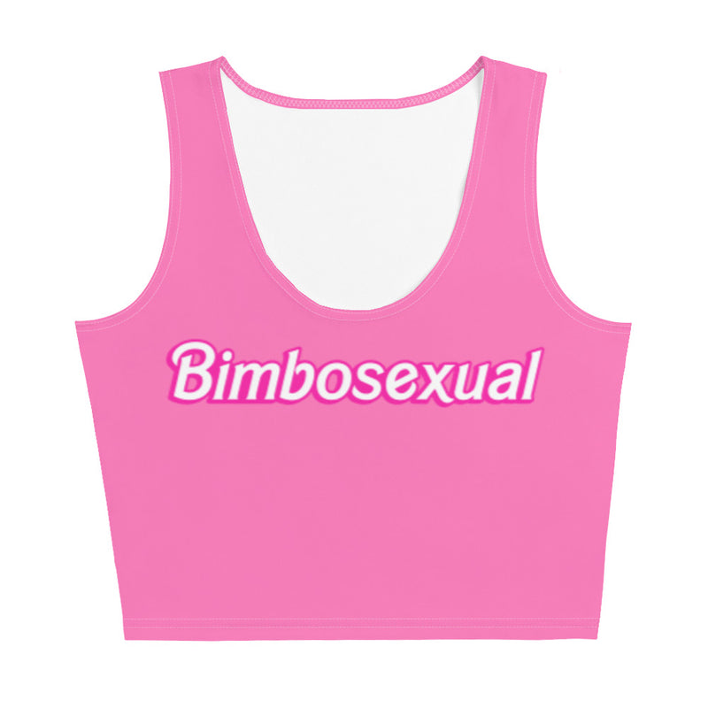 Bimbosexual Pink Crop Tank Top